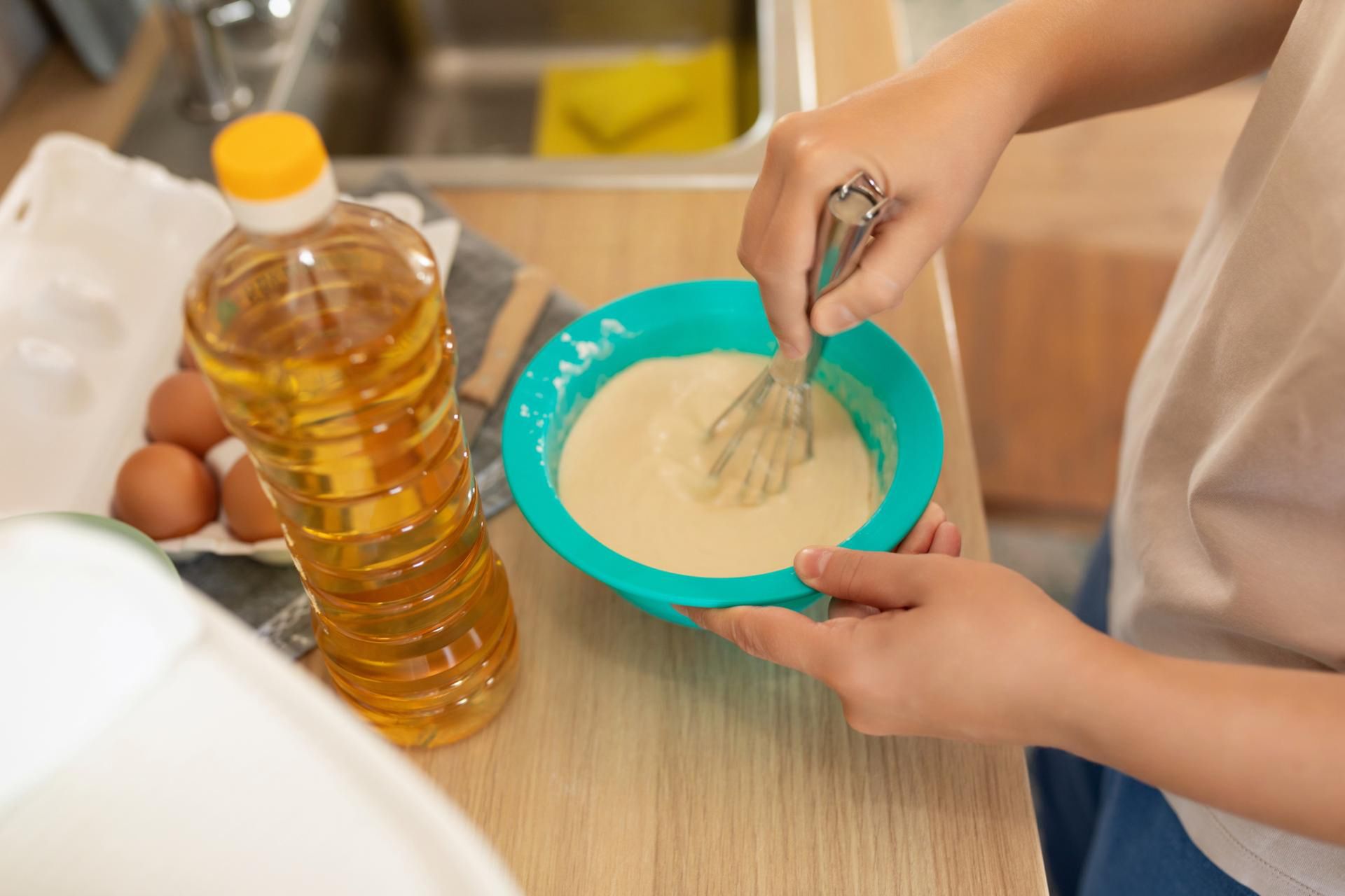 Przygotowanie masła słonecznikowego