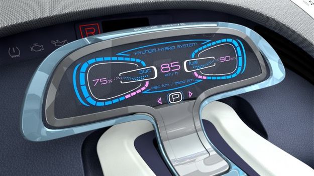Przeźroczysty OLED w samochodach Hyundaia 1