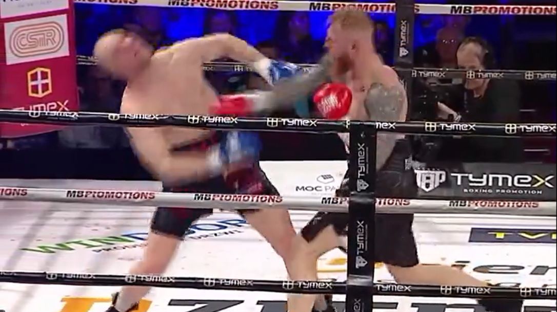 Twitter / sport_tvppl / moment nokautu w wykonaniu Roberta Parzęczewskiego