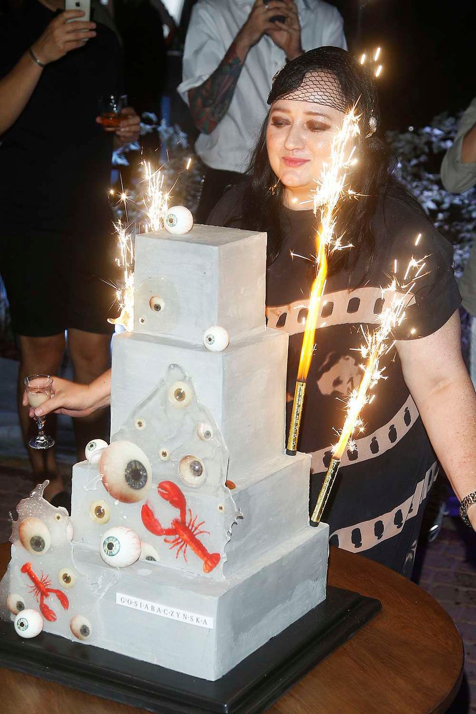 Gosia Baczyńska podczas jubileuszu