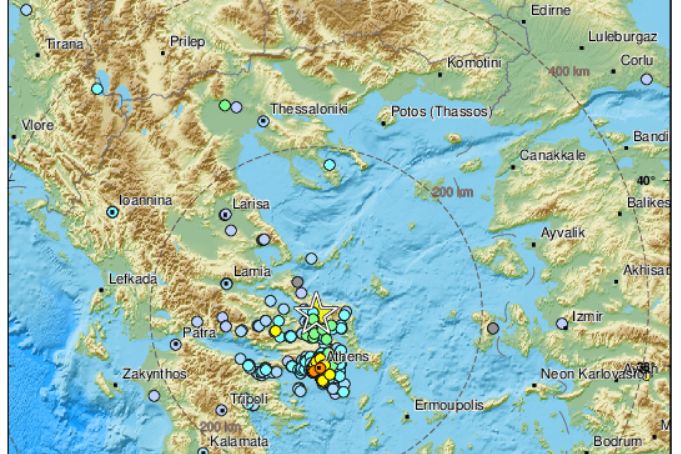 Trzęsienie ziemi w Grecji. Odczuli je mieszkańcy Aten