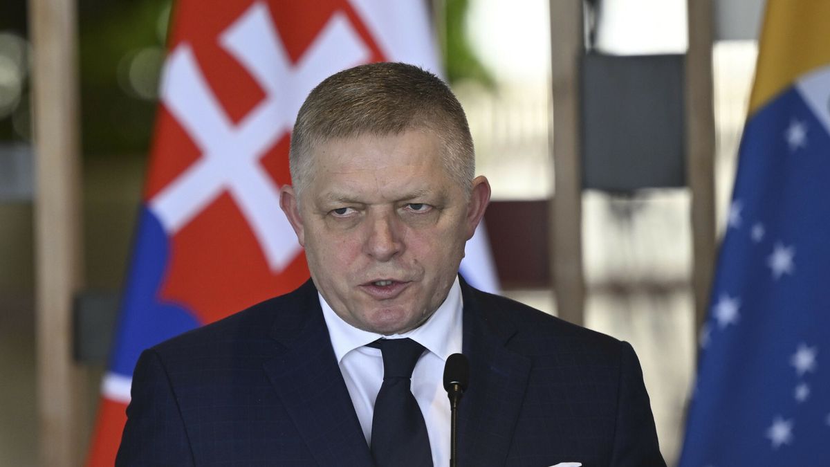 Temporary
DF - BRASILIA - 12/10/2024 - BRASILIA, VISIT OF THE PRIME MINISTER OF SLOVAKIA - Prime Minister of Slovakia Robert Fico participates in a press statement after a meeting with Vice President of Brazil Geraldo Alckmin at the Itamaraty Palace in Brasilia, Brazil, December 10, 2024 Photo: Mateus Bonomi/AGIF (via AP)
Mateus Bonomi
