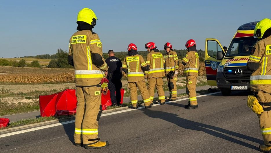 Wypadek na obwodnicy Kraśnika