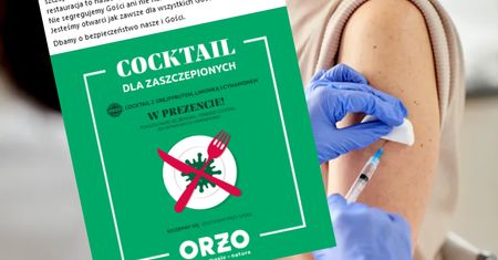 Drink tylko dla zaszczepionych. Specjalna oferta w poznańskim barze