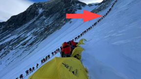 Kolejka na Everest. Zobacz hitowe zdjęcie spod ośmiotysięcznika (foto)
