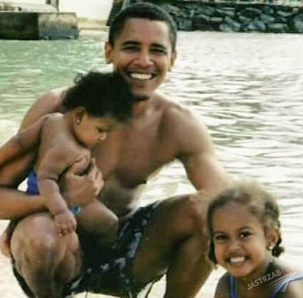 Barack Obama z dziećmi
Fot. Twitter