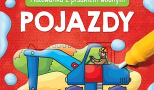 Malowanka z pisakiem wodnym. Pojazdy