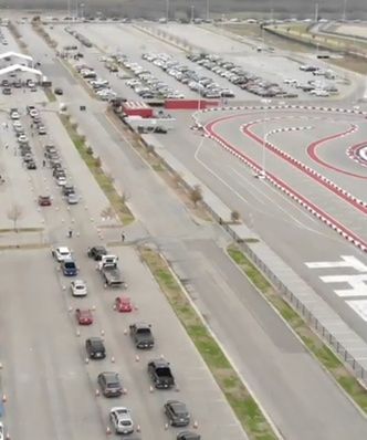 Tor zamieniony w centrum szczepień