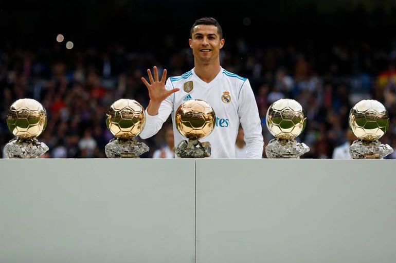 Cristiano Ronaldo i jego pięć Złotych Piłek