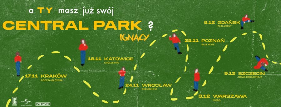 IGNACY rusza w trasę z albumem "Central Park"