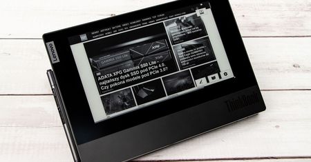 Czy można połączyć laptopa z czytnikiem e-booków? Testujemy Lenovo ThinkBook Plus