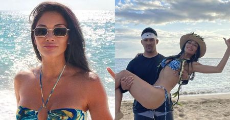 Nicole Scherzinger hasa po plaży w bikini, świętując 45. urodziny i chwaląc się przy okazji imponującą sylwetką (ZDJĘCIA)