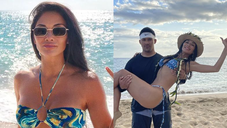 Nicole Scherzinger hasa po plaży w bikini, świętując 45. urodziny i chwaląc się przy okazji imponującą sylwetką (ZDJĘCIA)