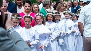 Pierwsza Komunia Święta w parafii bł. Michała Kozala w Wągrowcu