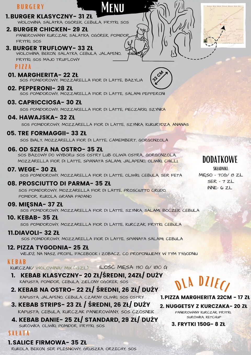 Menu Salice