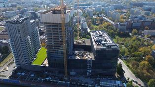 Wrocław: Quorum Tower coraz bliżej docelowych 137 metrów