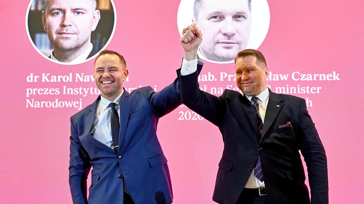 Karol Nawrocki i Przemysław Czarnek 