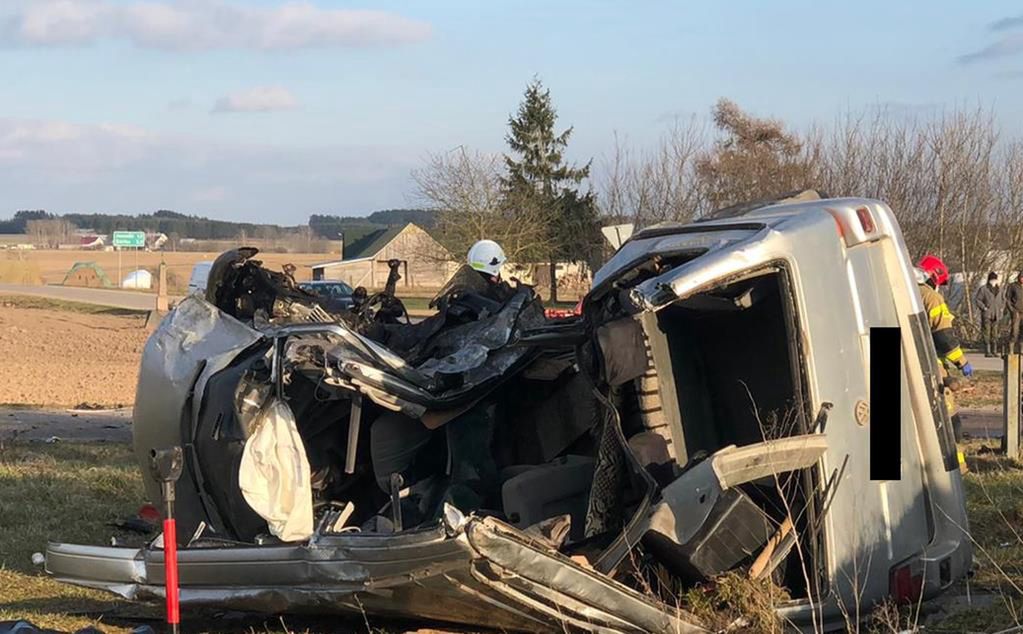 Dulkowszczyzna. Tragedia na drodze, zmarły dwie osoby