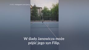 #dziejesiewsporcie Rośnie przyszły tenisista? To syn polskiego półfinalisty Wimbledonu