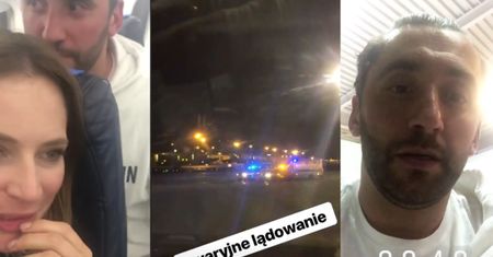 Maserak przeżył awaryjne lądowanie w Warszawie! "Noc była ciężka"
