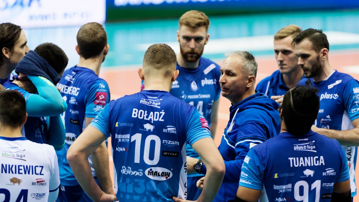 WP SportoweFakty / Michał Mieczkowski / Na zdjęciu: siatkarze Ślepska Malow Suwałki