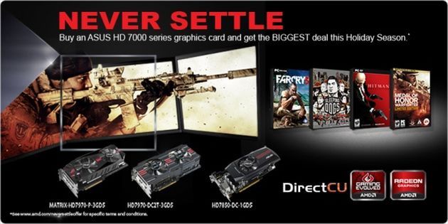 ASUS Never Settle promocja grafika