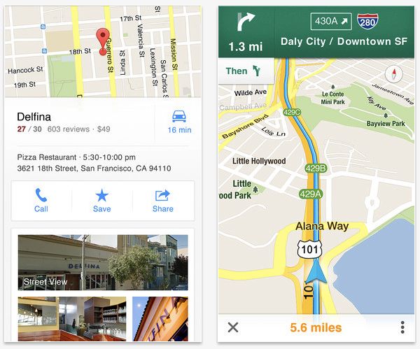 Aplikacja Google Maps nareszcie dostępna w App Store 2