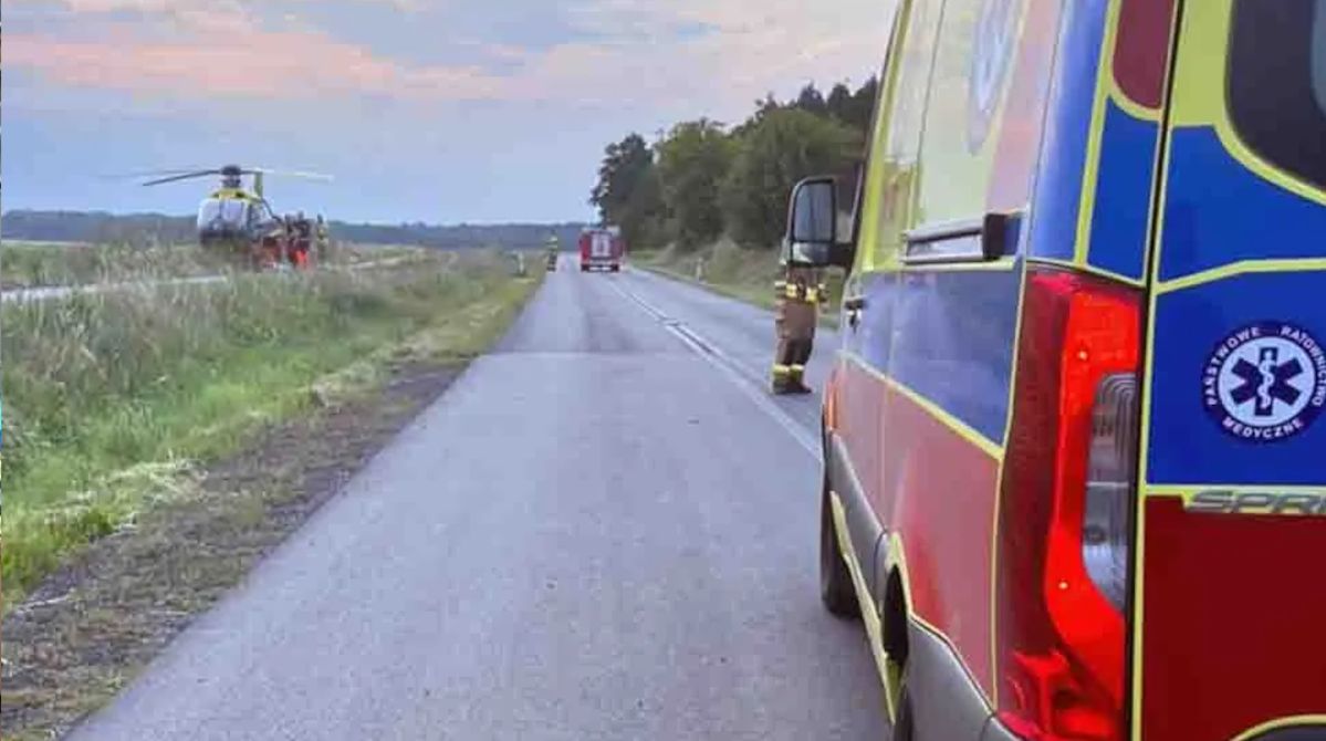 Śmiertelny wypadek pod Sulechowem. Nie żyje motocyklista