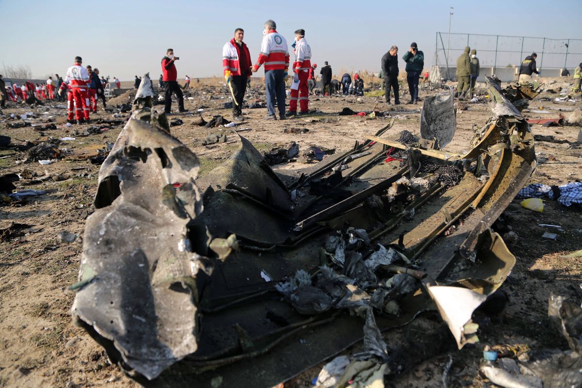 Iran. Katastrofa samolotu Boeing 737. Ekspert analizuje ślady na wraku