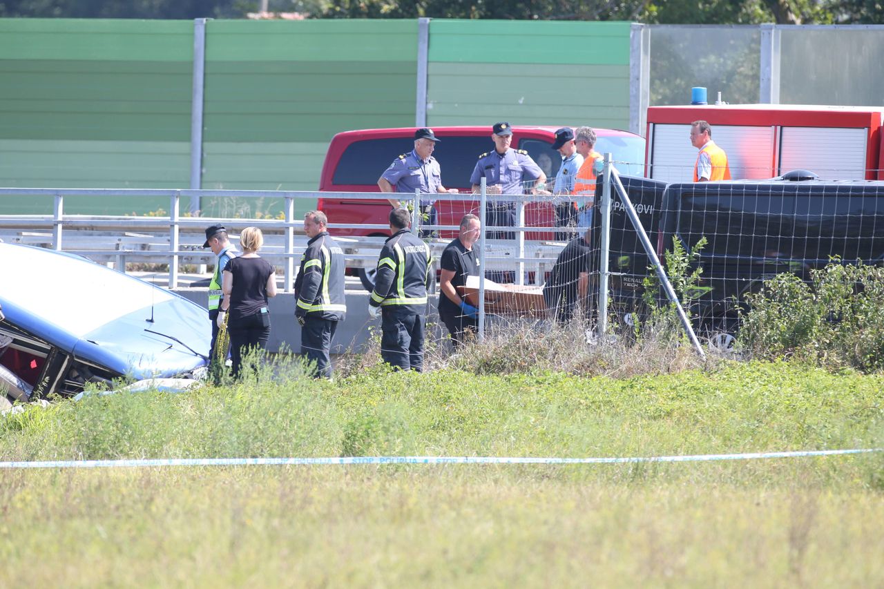 Wypadek autokaru w Chorwacji. Policja: Jest pełna lista osób