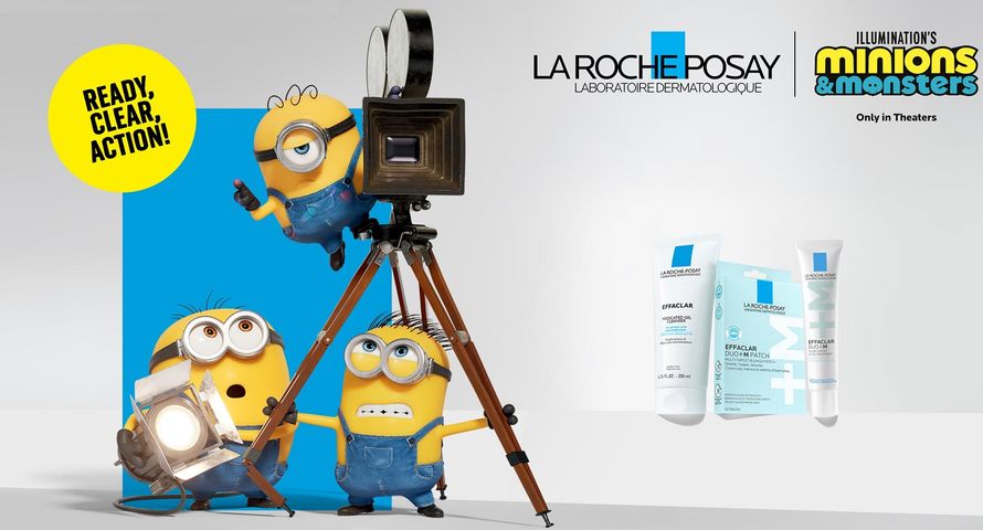 La Roche-Posay łączy markę Effaclar z filmem "Minions & Monsters"