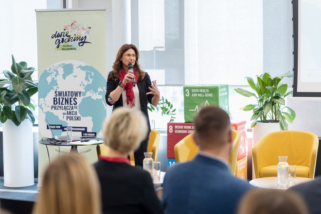 Panel dla przedstawicieli i przedstawicielek biznesu, Konferencja Instytutu Humanites: Zofia Dzik – prezes Instytutu Humanites, impact inwestor