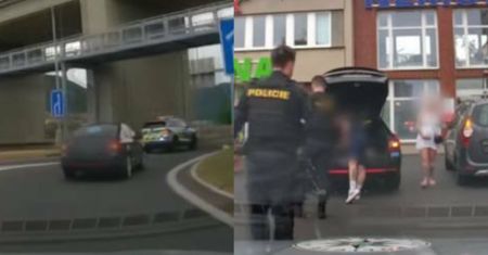 Rodząca kobieta utknęła w korku. Pomogła policja