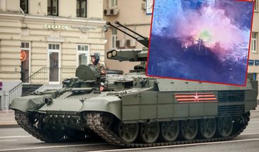 Rosyjski "Terminator" w ogniu. Miał być niezniszczalny