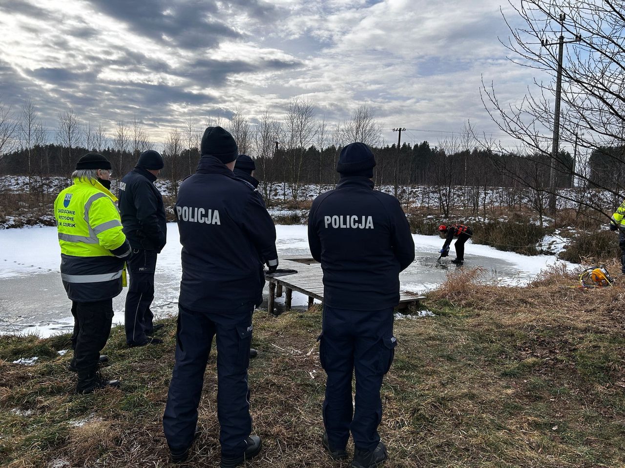 Będźmierowice. Policja na miejscu