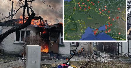 Wojna w Ukrainie. Naloty z 40 lotnisk. Ataki Rosjan także z terenu Białorusi [RELACJA NA ŻYWO]