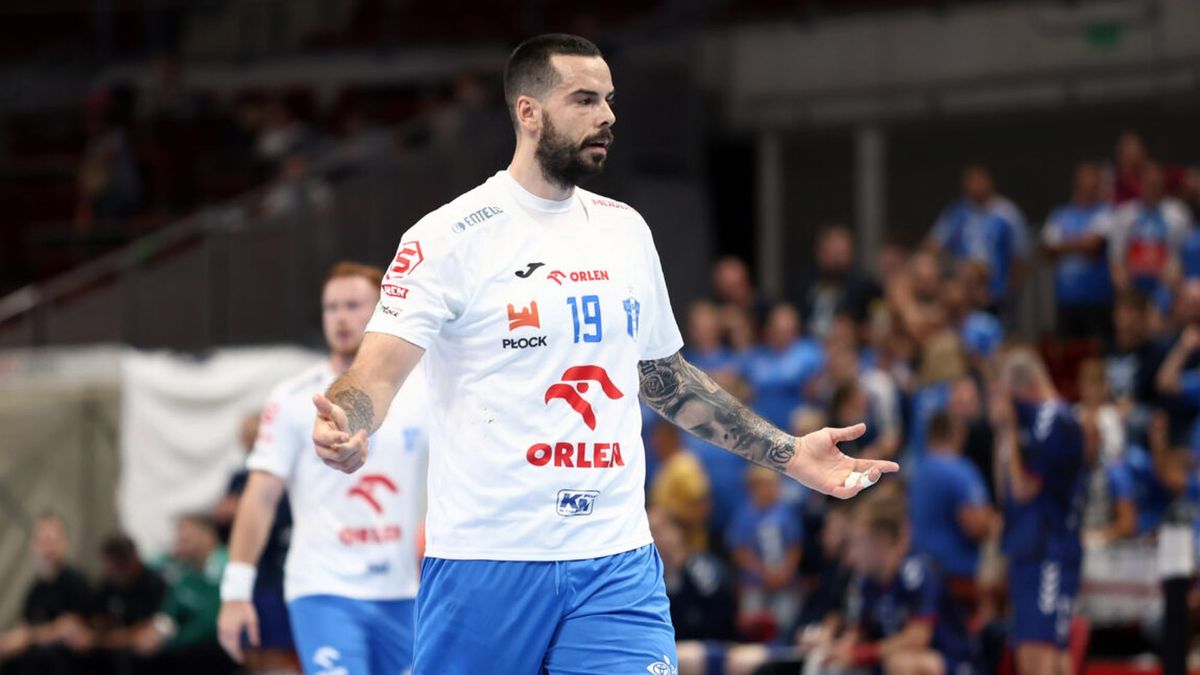 Materiały prasowe / Orlen Superliga / Wybrzeże Gdańsk / Na zdjęciu: Leon Susnja (Orlen Wisła Płock)