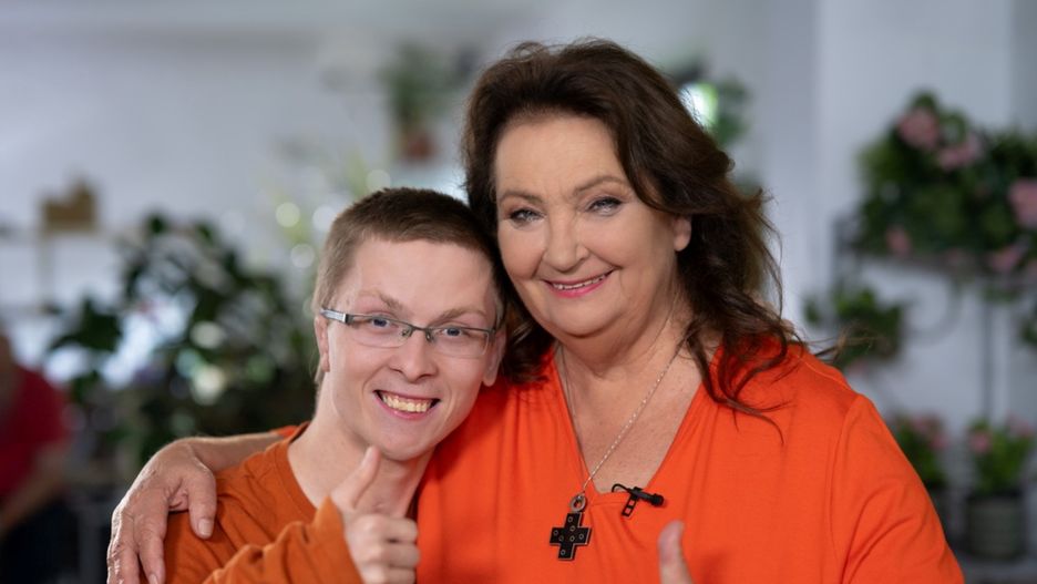 Kamil Stawiarz i Anna Dymna 