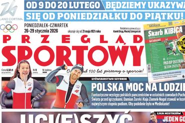 Pierwsza strona "Przeglądu Sportowego"