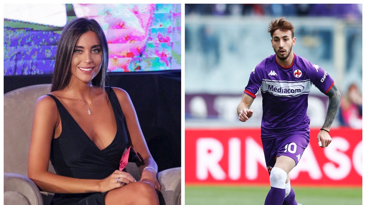 Rachele Risaliti oraz piłkarz Fiorentiny Gaetano Castrovilli tworzą udany związek