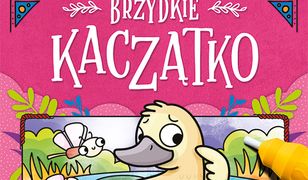 Brzydkie kaczątko. Malowanka z pisakiem wodnym