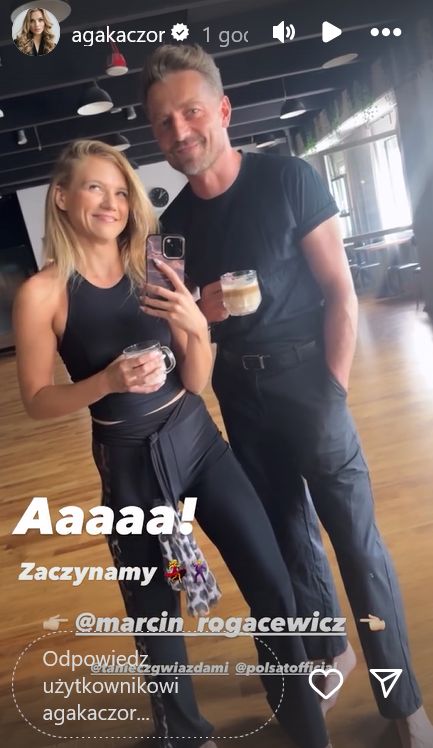 Agnieszka Kaczorowska i Marcin Rogacewicz 