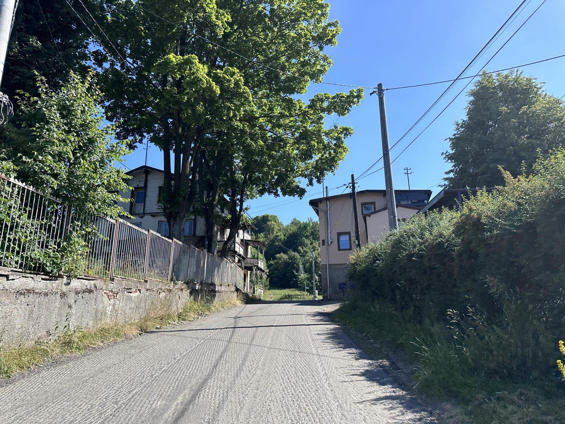 8.07.2025 droga powiatowa w Przesiece. Remont