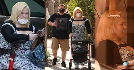 Zdeterminowana Mama June podąża do salonu piękności, wspierając się balkonikiem (ZDJĘCIA)
