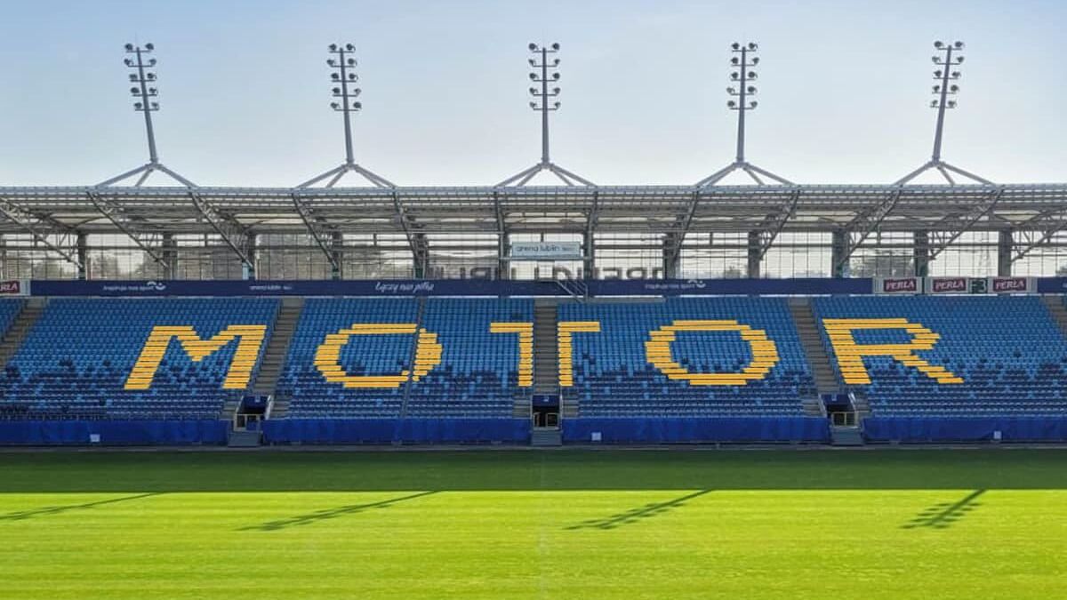 Krzesełka na stadionie Arena Lublin utworzą napis MOTOR