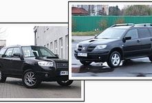 Mitsubishi Outlander kontra Subaru Forester