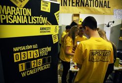 Maraton Pisania Listów Amnesty International. To już 16 taka akcja