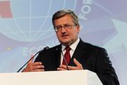 Komorowski Człowiekiem Roku Forum Ekonomicznego