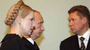 Premier Ukrainy Julia Tymoszenko i premier Rosji Vladimir Putin