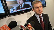 Szef SLD Grzegorz Napieralski